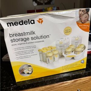 Medela Breastmilk Storage Solution Set - Yellow and White